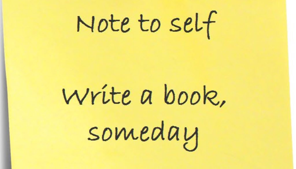 write a book someday